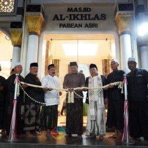 Bupati Sidoarjo Resmikan Masjid Al Ikhlas Pabean Asri Sedati