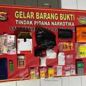 Ex Napi Narkotika Warga Kelurahan Bada Terciduk Polisi di Kamar Kos, Amankan BB Sabu 81,60 Gram
