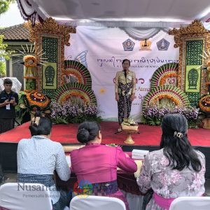 Peringati Hari Bulan Bahasa, PT BTID Bersama Kelurahan Desa Serangan Menggelar Lomba