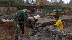 Pembangunan Koperasi Merah Putih di Desa Besakih Berjalan Lancar di Bawah Pengawasan Babinsa