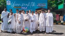 Foskam Surabaya Selenggarakan Ujian Manasik Haji, Siswa Spemsa Ikuti Praktik Ibadah dengan Tertib dan Khusyuk