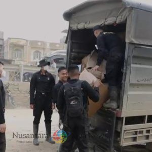 Taruna Akpol Latsitardanus di Aceh Tamiang, Bersihkan Lumpur Pasar hingga Santuni Korban Hanyut