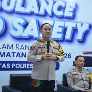Operasi Keselamatan Semeru 2026, Polres Gresik Fokuskan Ambulance Road Safety