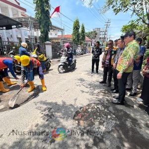 Bupati Subandi Turun Langsung, Pantau Percepatan Perbaikan Jalan Berlubang
