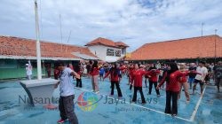 Tingkatkan Kebugaran, Lapas Tegal Gelar Senam Pagi Bersama Warga Binaan