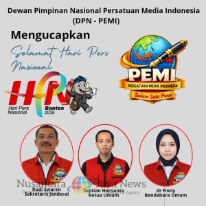 Sambut Hari Pers Nasional 2026, DPN PEMI Tegaskan Komitmen Pemberitaan Sesuai Kaidah Jurnalistik