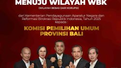 KPU Bali Raih Predikat Zona Integritas