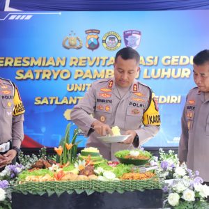 Peresmian Revitalisasi Gedung Unit Gakkum, Polres Kediri Tingkatkan Kualitas Pelayanan Lalu Lintas