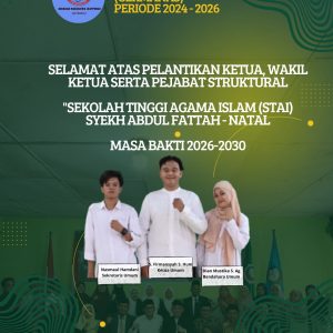 GERMANAS Sampaikan Ucapan Selamat atas Pelantikan Pimpinan STAI Syekh Abdul Fattah Natal Masa Bakti 2026–2030