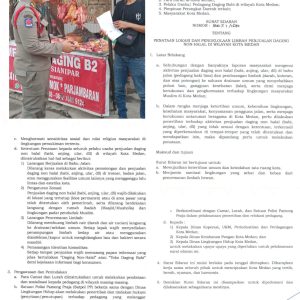 Pemko Medan Larang Penjualan Daging Non Halal di Tempat Terbuka