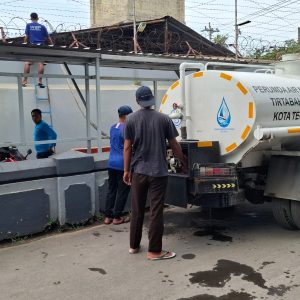 Lapas Tegal Terima Pasokan Air Bersih Akibat Krsis Air Bersih