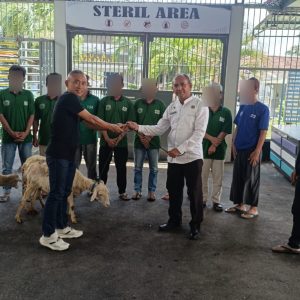 Sambut Ramadhan, Anggota DPR RI Yoyok Riyo Sudibyo Salurkan 3 Ekor Kambing dan Tali Asih ke Lapas Batang