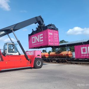 Layanan Multimoda KA PT PIL Rute Belawan-Sei Mangkei-Belawan Kembali Beroperasi