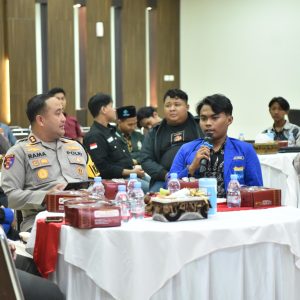 Silaturahmi Mahasiswa dan Organisasi Ekstra Kampus, Kapolres Gresik Ajak Perkuat Sinergi Jaga Kamtibmas