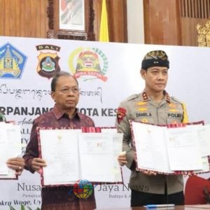 Perpanjangan SIPANDUBERADAT Diperkuat, Kapolda Bali Hadiri Penandatanganan di Kantor Gubernur