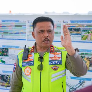 Kakorlantas Pastikan Perbaikan KM 13 Tol Japek II Selatan Tidak Lebih dari 3 Hari