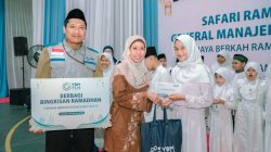 Safari Ramadhan Penuh Kepedulian, PLN UPP JBTB 2 bersama YBM PLN Berbagi Bingkisan kepada Anak Yatim
