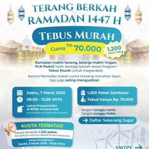 PLN Hadirkan Program Tebus Murah Ramadan, Ringankan Belanja Warga
