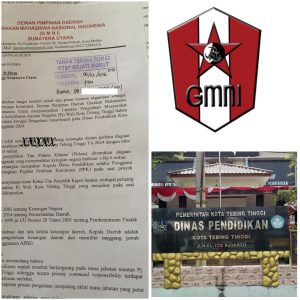 GMNI Sumut Laporkan Dugaan Mark-Up Smartboard Rp13 Miliar, Desak Kejati Telusuri Peran Eks Pj Wali Kota Tebing Tinggi