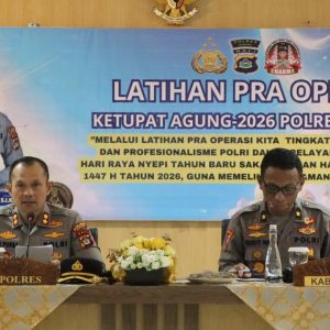 Kapolres Badung Buka Latihan Pra Operasi Ketupat Agung 2026, Siapkan Pengamanan Idulfitri dan Nyepi