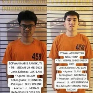 Pelaku Pembunuhan Mayat Dalam Boks Plastik di Medan Denai Ditangkap