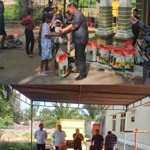 Nuansa Ramadhan, Ketua DPD PSI Rokan Hilir sekaligus Anggota DPRD Lambok P.P Siadari Santuni Anak Yatim