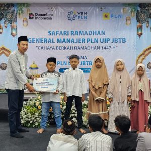 Safari Ramadhan PLN UIP JBTB di Malang, Santuni 20 Anak Yatim dan Perkuat Semangat Proyek Kelistrikan