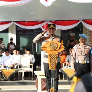 Polresta Banyuwangi Gelar Apel Operasi Ketupat Semeru 2026, Siap Amankan Arus Mudik di Gerbang Timur Jawa