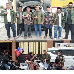 Pimpinan Pusat Pemuda Tabagsel Berbagi Takjil di Pasar 7 Tembung