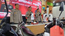 Polres Lamongan Ungkap 4 Kasus Curanmor Selama Ramadan, Dua Residivis Ditangkap dan Tiga Pelaku Masuk DPO