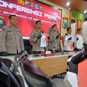 Polres Lamongan Ungkap 4 Kasus Curanmor Selama Ramadan, Dua Residivis Ditangkap dan Tiga Pelaku Masuk DPO