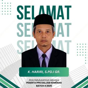 Guru Yayasan Ar-Rasyid Duko Rubaru Lulus PPG Daljab Kemenag Batch 4 Tahun 2025