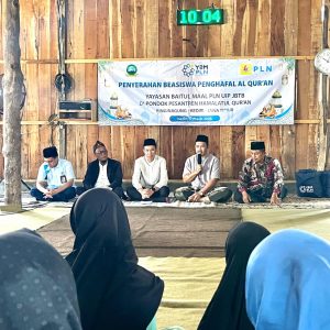 YBM PLN UIP JBTB Salurkan Beasiswa Tahfidz dalam Program Cahaya Berkah Ramadhan di Kediri