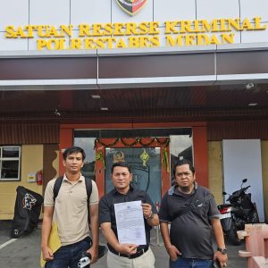 Dini Hari Disatroni Maling, 4 AC dan Pipa Tembaga Kantor LBH HBB Medan Raib