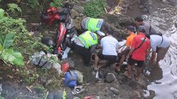 Pengendara Honda Vario Terjun ke Bawah Jembatan Pangkung Berembeng Selemadeg, Korban Alami Penurunan Kesadaran
