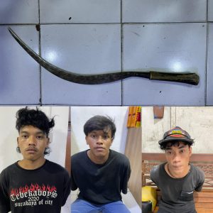 Polisi Ringkus Pelaku Begal Bersenjata Tajam di Dupak