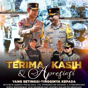 Dirlantas Polda Bali Apresiasi Sinergi TNI-Polri dan Stakeholder dalam Operasi Ketupat Agung 2026