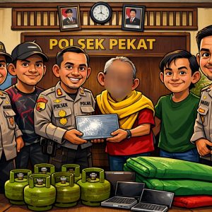 Maling Yang Resahkan Warga Nangakara di Tangkap Timsus Polsek Pekat