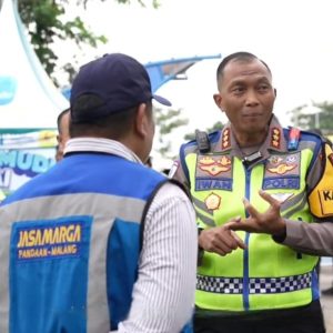 Dirlantas Polda Jatim Pantau Arus Balik Lebaran 2026 di Rest Area KM 66A dan Exit Tol Singosari Malang