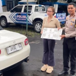 Viral di Medsos, Pengguna Plat Nomor Palsu Ditindak Satlantas Polres Pemalang