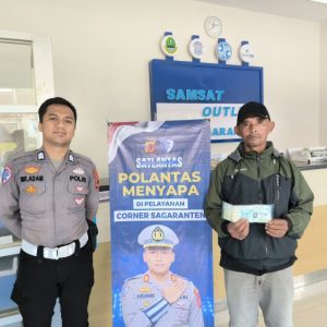 Program Polantas Menyapa Digelar di Cibadak dan Pelabuhan Ratu, Tingkatkan Kesadaran Wajib Pajak