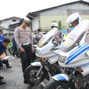 Satlantas Sukabumi Kota Pastikan Kendaraan Dinas Prima untuk Pengamanan Mudik Lebaran