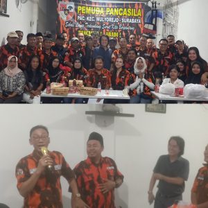 Pererat Persaudaraan, PAC Pemuda Pancasila Mulyorejo Adakan Halalbihalal