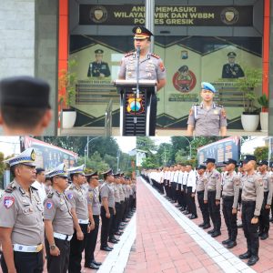 Kapolres Gresik Tegaskan Pelayanan Humanis, Polres Gresik Matangkan Pengamanan May Day 2026