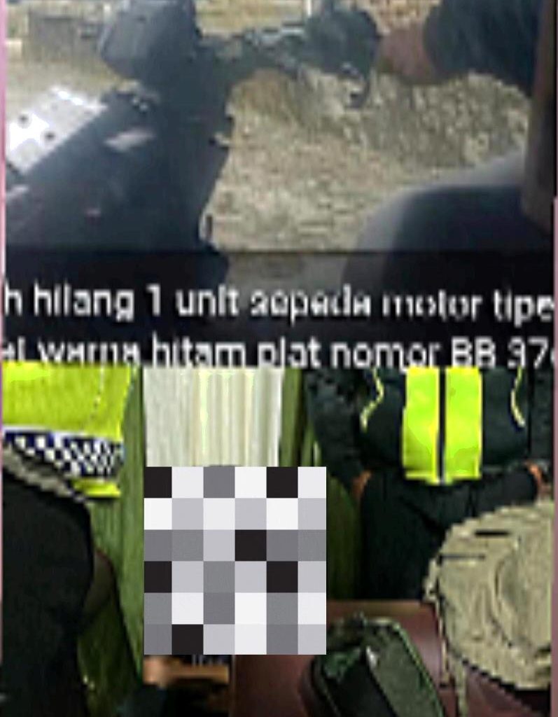 Sitinjo Rawan Ranmor, Motor Kembali Hilang di Depan Gereja Eben Ezer, BKPRMI Imbau Warga Tingkatkan Kewaspadaan