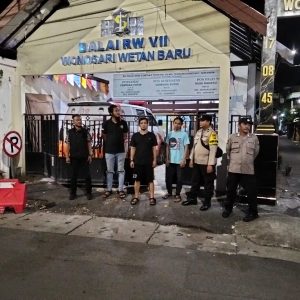 Polsek Semampir: Apel Patroli Harkamtibmas di Poskamling Kampung Tangguh