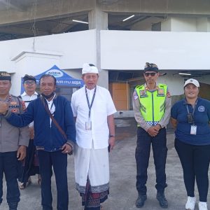 Pengamanan Ketat Upacara Karya Agung di Pura Besakih, Polres Karangasem Turunkan 95 Personel Setiap Hari