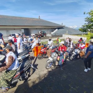 Sidak Ojek Besakih untuk Menjaga Ketertiban dan kenyamanan Pemedek