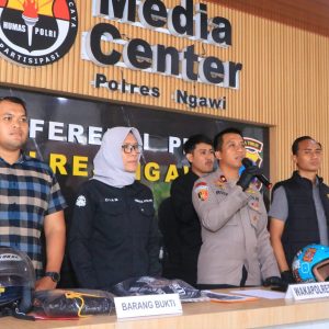 Polres Ngawi Amankan 2 Tersangka Pengeroyokan di Paron Motif Atribut Perguruan Silat