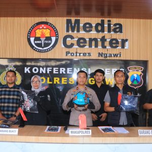 Polres Ngawi Amankan 2 Tersangka Pengeroyokan di Paron Motif Atribut Perguruan Silat